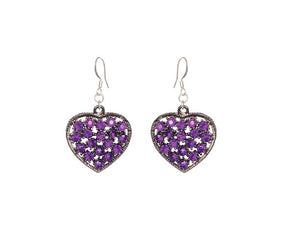 Heart Charm Earrings - Sasha L JEWELS LLC