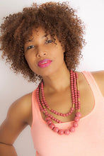Load image into Gallery viewer, Triple Desert Blush Necklace - Sasha L JEWELS LLC
