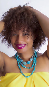 Turquoise Stone Choker - Sasha L JEWELS LLC