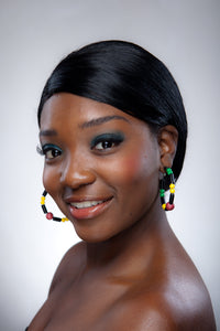 Guyana Earring Hoops - Sasha L JEWELS LLC