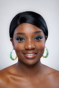 Nigeria Earring Hoops - Sasha L JEWELS LLC