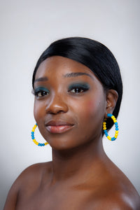Bahamas Earring Hoops - Sasha L JEWELS LLC