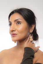 Load image into Gallery viewer, Pearl Fleur Earrings - Sasha L JEWELS LLC