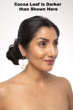 Load image into Gallery viewer, Cocoa Leaf Earrings - Sasha L JEWELS LLC