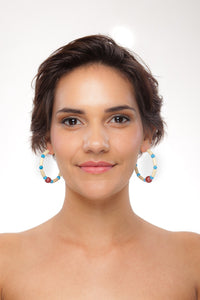 Puerto Rico Earring Hoops - Sasha L JEWELS LLC
