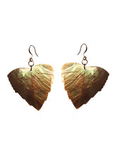 Load image into Gallery viewer, Iridescent Leaf Earrings - Sasha L JEWELS LLC