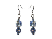 Load image into Gallery viewer, Blue Kaleidoscope Jewelry Set - Sasha L JEWELS LLC