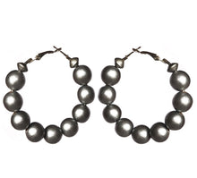 Load image into Gallery viewer, Metallic Hoop Earrings - Sasha L JEWELS LLC