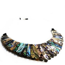 Load image into Gallery viewer, Mosaic Shell Crescent Choker - Sasha L JEWELS LLC