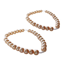Load image into Gallery viewer, Champagne Crystal Pearl Bangles