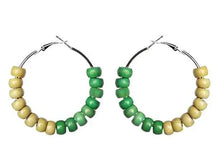 Load image into Gallery viewer, Nigeria Hoop Earrings – Heritage Pride Collection – African Carnival – Cultural Pride Jewelry