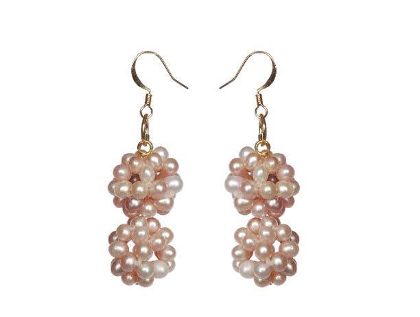 Pearl Fleur Earrings - Sasha L JEWELS LLC