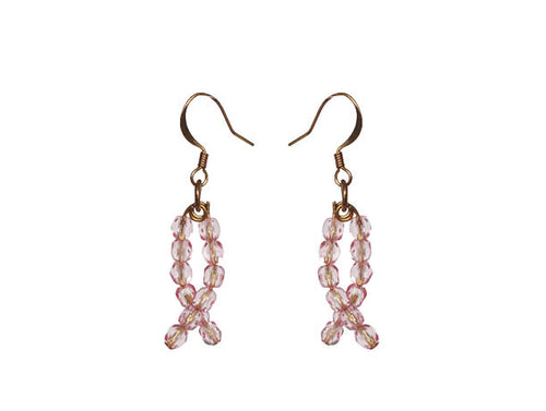 Pink Swarovski Earrings - Sasha L JEWELS LLC