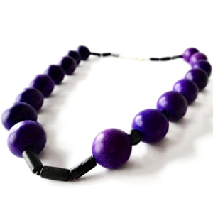 Purple Lush Necklace - Sasha L JEWELS LLC