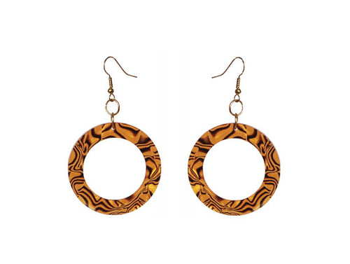 Exotic Safari Shell Earrings - Sasha L JEWELS LLC