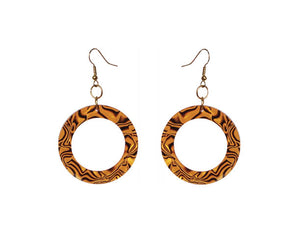 Exotic Safari Shell Earrings - Sasha L JEWELS LLC