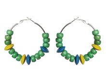 Load image into Gallery viewer, St. Vincent and the Grenadines Earring Hoops - Sasha L JEWELS LLC