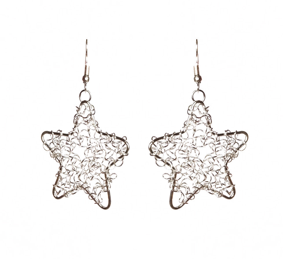Star Wire Earrings- Single - Sasha L JEWELS LLC