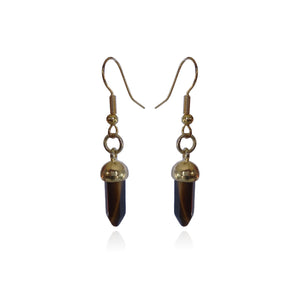 Tiger's Eye Positive Energy Earrings - Sasha L JEWELS LLC