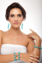 Load image into Gallery viewer, Turquoise Leaf Bangle