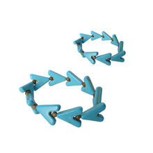 Load image into Gallery viewer, Sasha L Jewels Turquoise Warrior Bangles