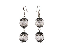 Load image into Gallery viewer, Vintage Chandelier Earrings - Double - Sasha L JEWELS LLC